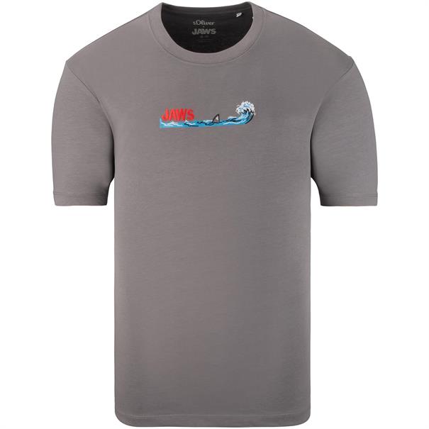 S.OLIVER T-Shirt "JAWS" grau