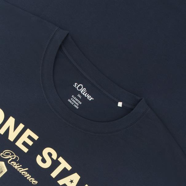S. OLIVER T-Shirt marine