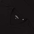 S.OLIVER T-Shirt mit V-Ausschnitt schwarz