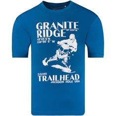S.OLIVER T-Shirt royal-blau
