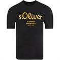 S.OLIVER T-Shirt schwarz