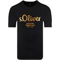 S.OLIVER T-Shirt schwarz