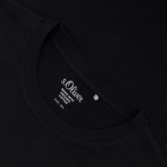 S.OLIVER T-Shirt schwarz