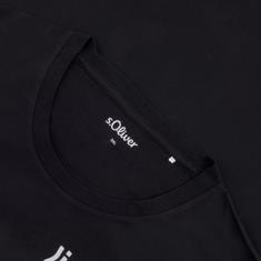 S.OLIVER T-Shirt schwarz
