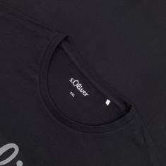 S.OLIVER T-Shirt schwarz