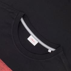 S.OLIVER T-Shirt schwarz