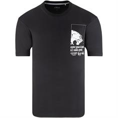 S.OLIVER T-Shirt schwarz