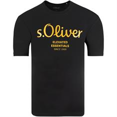 S.OLIVER T-Shirt schwarz