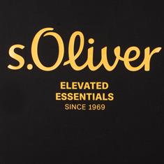 S.OLIVER T-Shirt schwarz