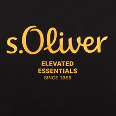 S.OLIVER T-Shirt schwarz