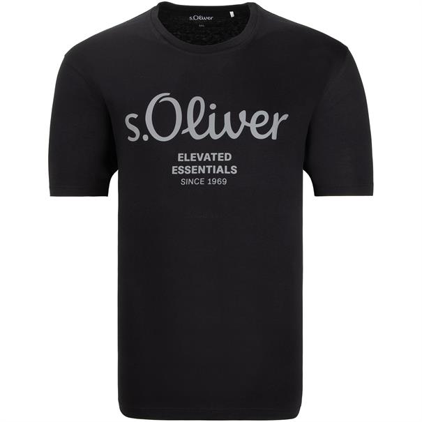 S.OLIVER T-Shirt schwarz