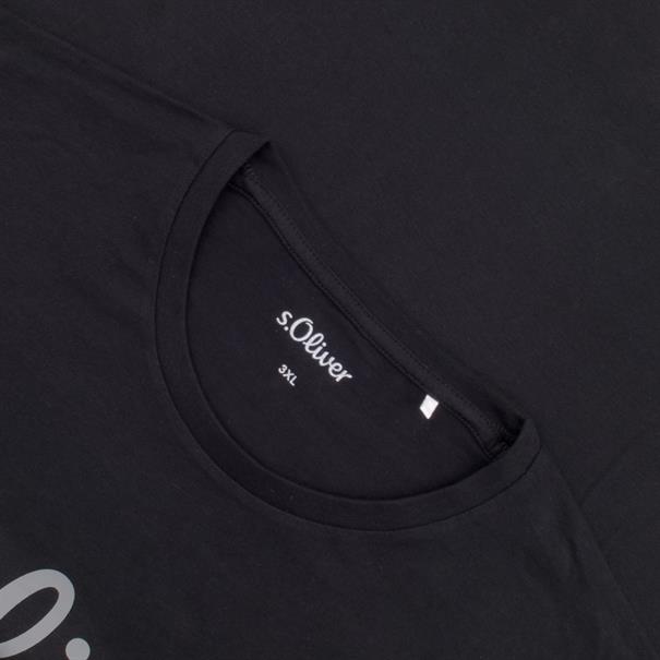 S.OLIVER T-Shirt schwarz
