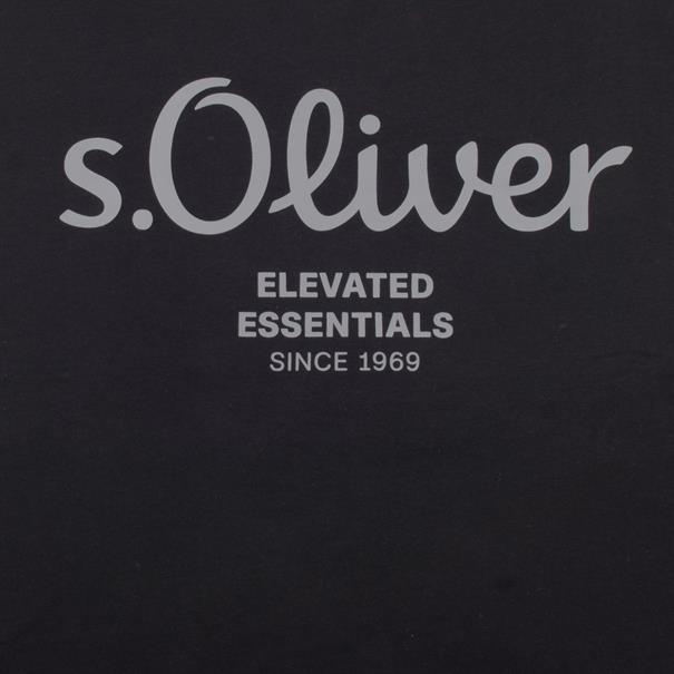 S.OLIVER T-Shirt schwarz