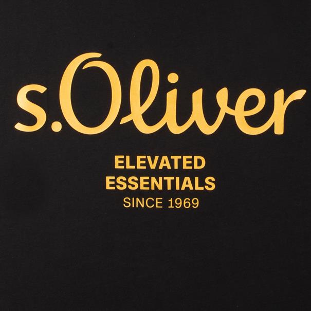S.OLIVER T-Shirt schwarz