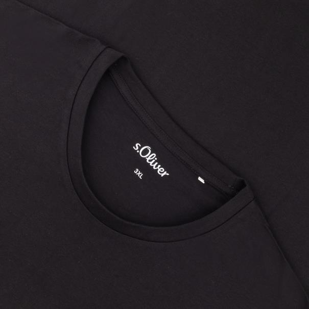 S.OLIVER T-Shirt schwarz