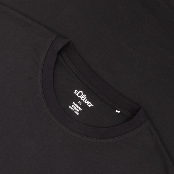 S.OLIVER T-Shirt schwarz