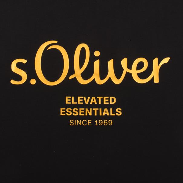 S.OLIVER T-Shirt schwarz