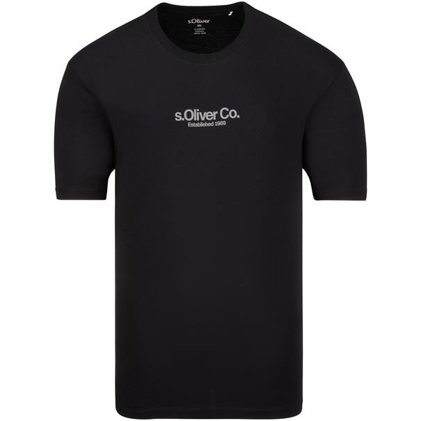 S.OLIVER T-Shirt schwarz