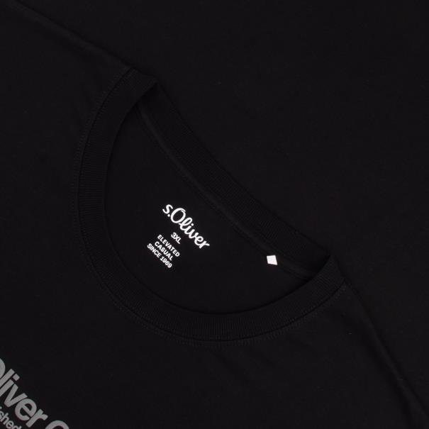 S.OLIVER T-Shirt schwarz