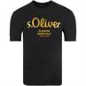 S.OLIVER T-Shirt schwarz
