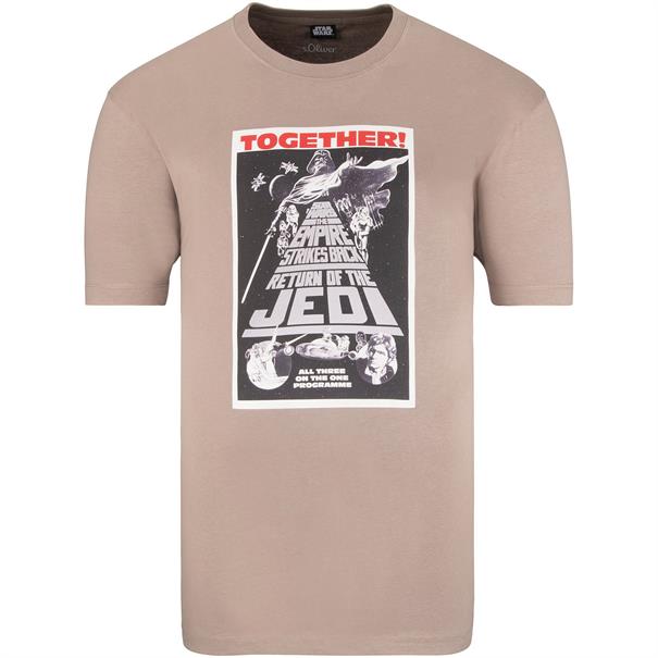 S.OLIVER T-Shirt "Star Wars" hellbraun