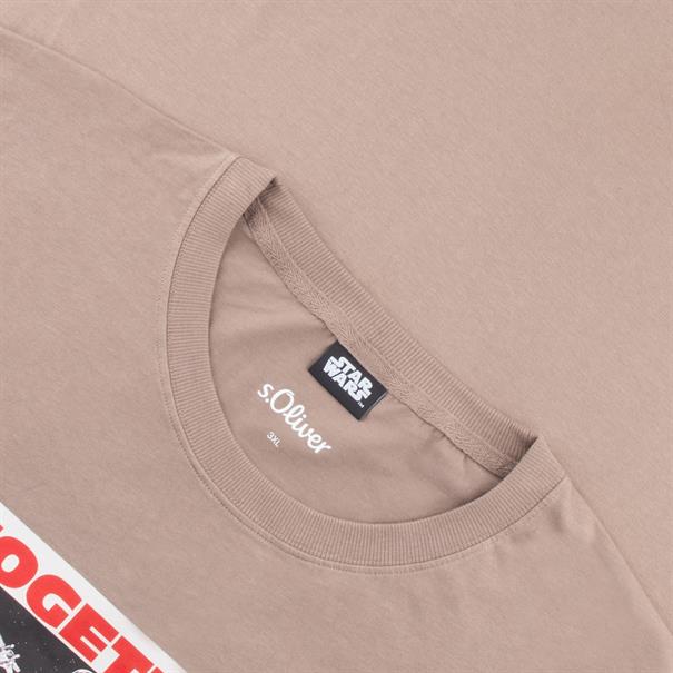 S.OLIVER T-Shirt "Star Wars" hellbraun
