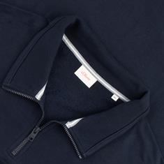 S.OLIVER Troyer-Sweatshirt dunkelblau