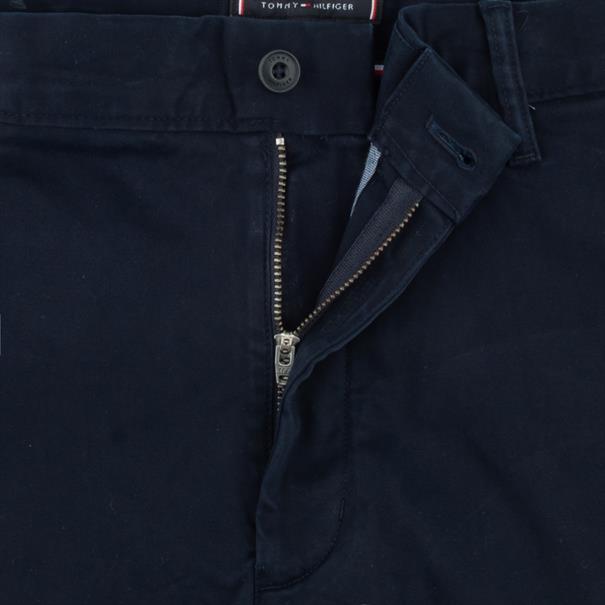 TOMMY HILFIGER Baumwollhose marine
