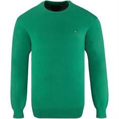 TOMMY HILFIGER Feinstrick-Pullover grün