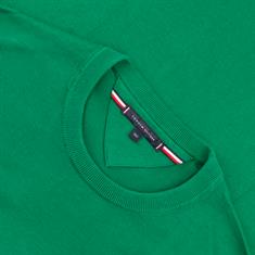 TOMMY HILFIGER Feinstrick-Pullover grün
