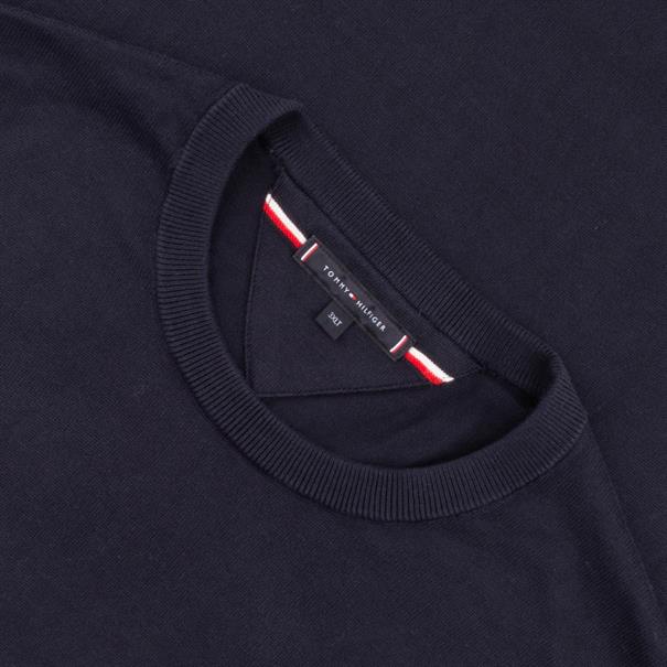 TOMMY HILFIGER Feinstrick-Pullover marine