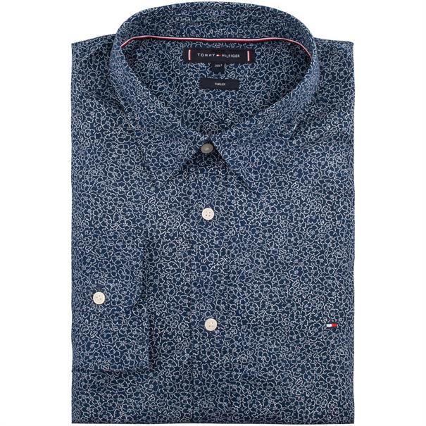 TOMMY HILFIGER Freizeithemd dunkelblau