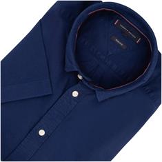 TOMMY HILFIGER halbarm Freizeithemd blau