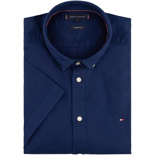 TOMMY HILFIGER halbarm Freizeithemd blau