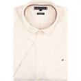 TOMMY HILFIGER halbarm Freizeithemd creme