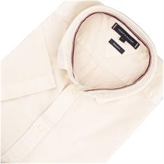 TOMMY HILFIGER halbarm Freizeithemd creme