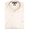 TOMMY HILFIGER halbarm Freizeithemd creme
