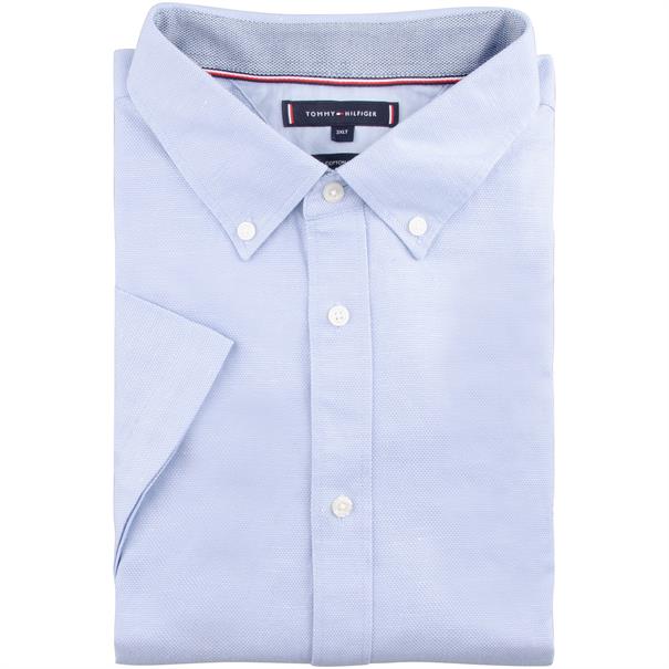 TOMMY HILFIGER halbarm Freizeithemd hellblau