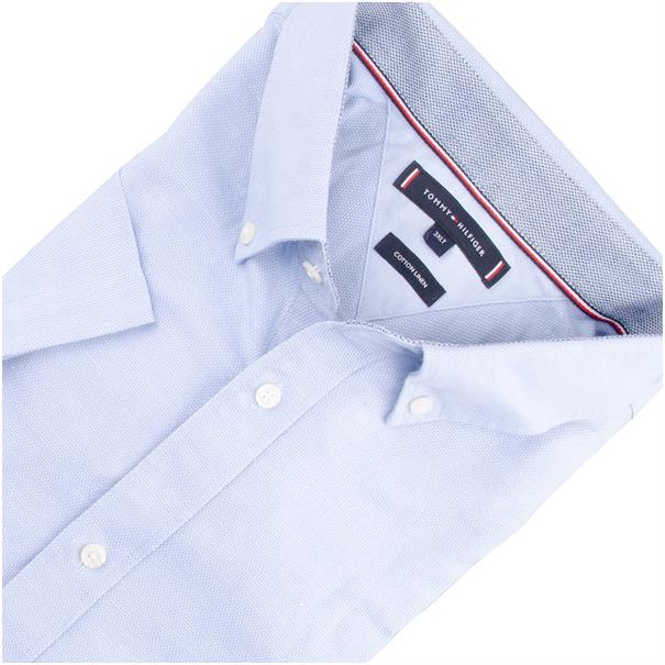 TOMMY HILFIGER halbarm Freizeithemd hellblau
