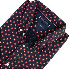 TOMMY HILFIGER halbarm Freizeithemd marine