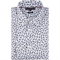 TOMMY HILFIGER halbarm Freizeithemd weiß