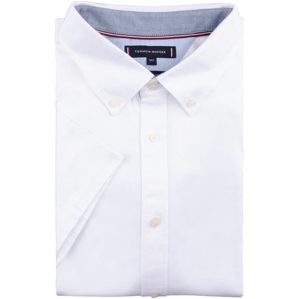 TOMMY HILFIGER halbarm Freizeithemd weiß