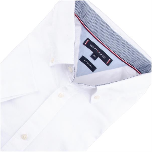 TOMMY HILFIGER halbarm Freizeithemd weiß