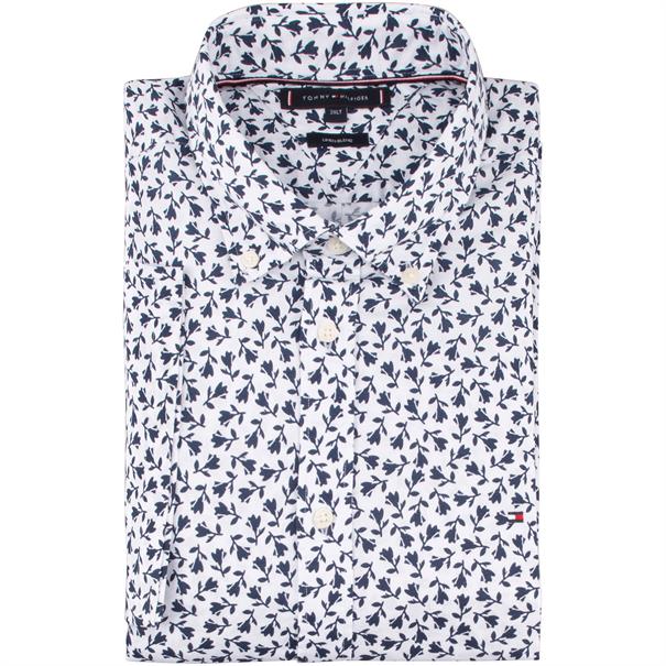TOMMY HILFIGER halbarm Freizeithemd weiß