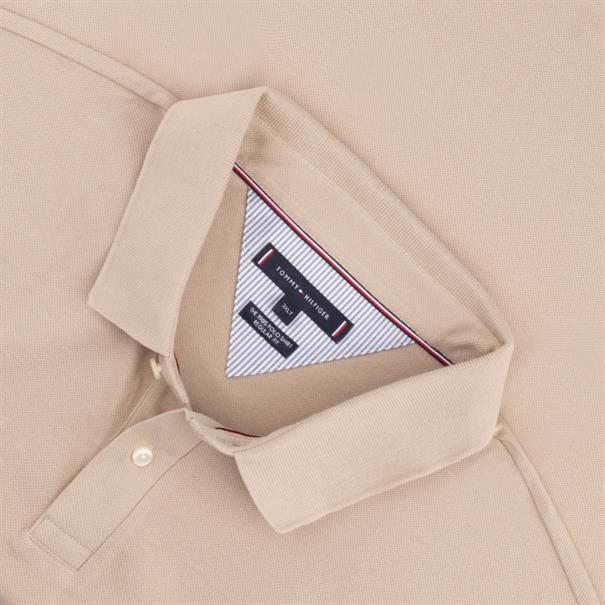 TOMMY HILFIGER halbarm Poloshirt beige