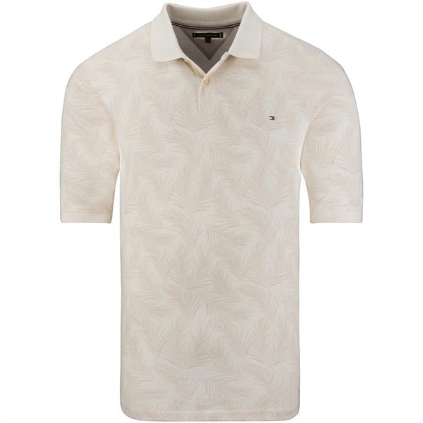 TOMMY HILFIGER halbarm Poloshirt creme