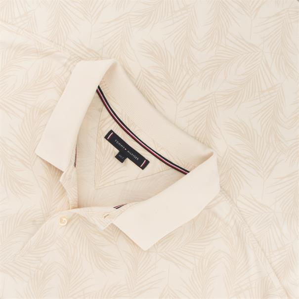 TOMMY HILFIGER halbarm Poloshirt creme