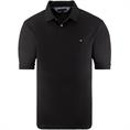 TOMMY HILFIGER halbarm Poloshirt schwarz