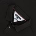 TOMMY HILFIGER halbarm Poloshirt schwarz