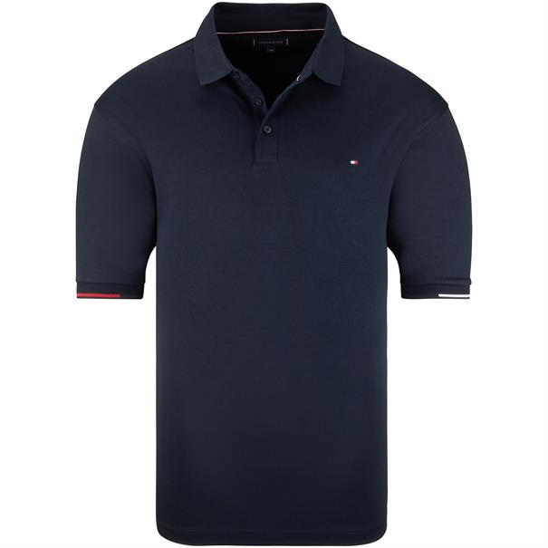TOMMY HILFIGER Jersey Poloshirt dunkelblau